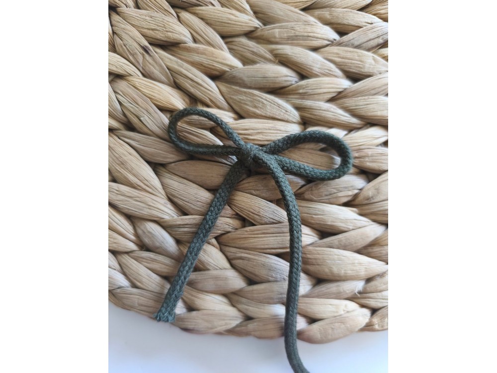 CORDÓN DE ALGODÓN VERDE BOTELLA 35MM