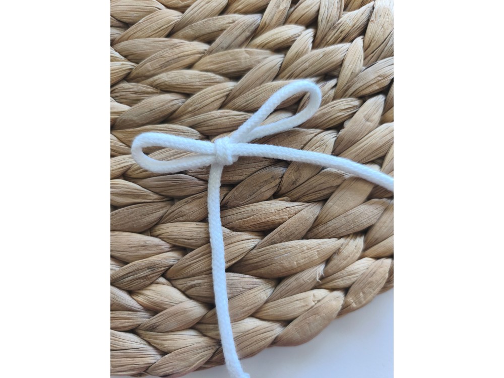 CORDÓN DE ALGODÓN BLANCO 35MM