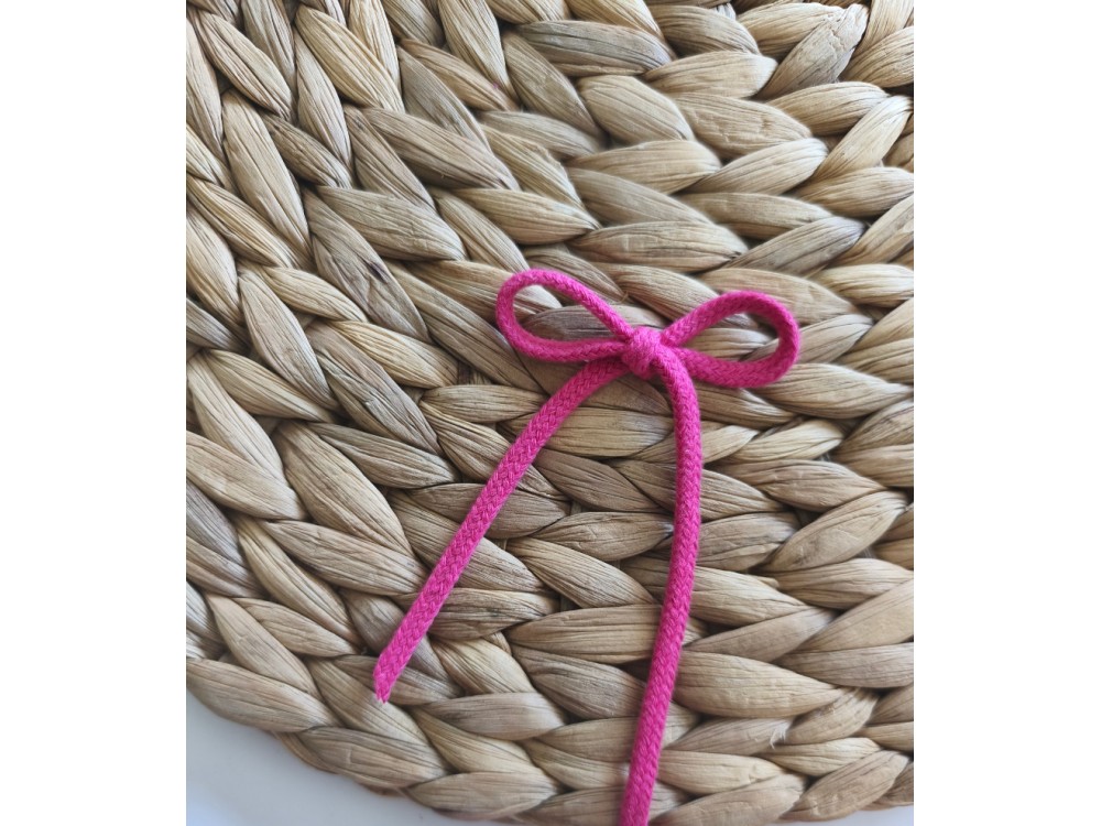 CORDÓN DE ALGODÓN FUCSIA 35MM