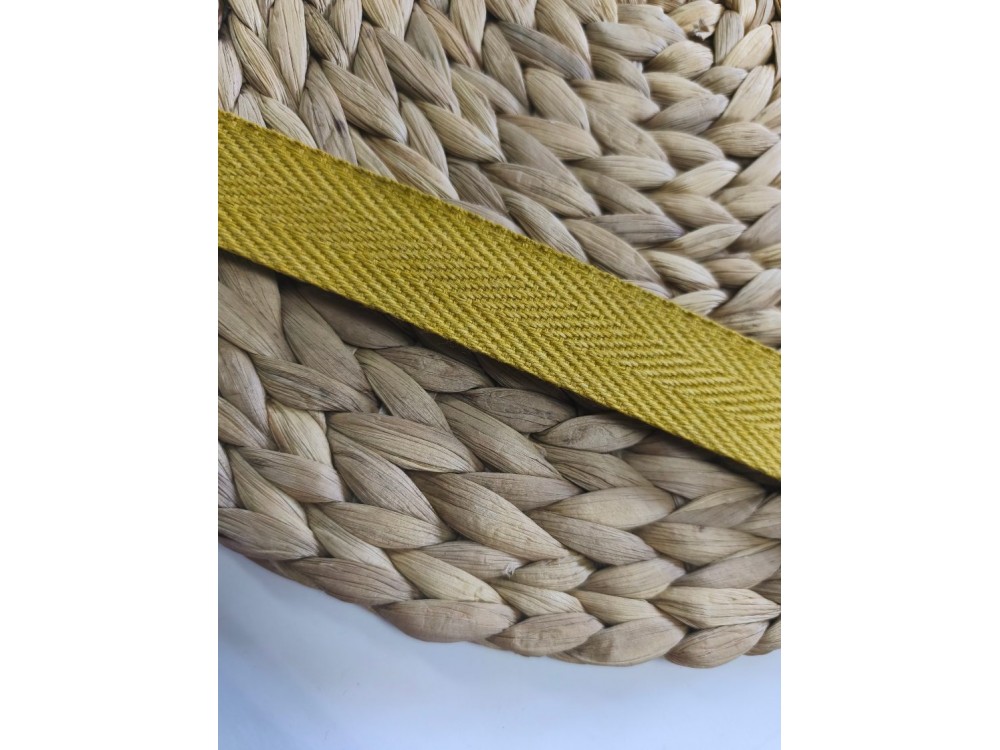 CINTA DE ESPIGA OCRE 30MM